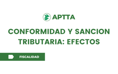 CONFORMIDAD Y SANCION TRIBUTARIA: EFECTOS