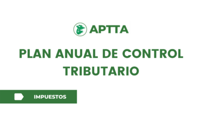 PLAN ANUAL DE CONTROL TRIBUTARIO