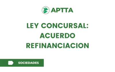 LEY CONCURSAL: ACUERDO REFINANCIACION
