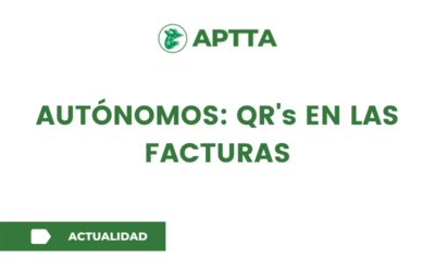 AUTÓNOMOS: QR’s EN LAS FACTURAS
