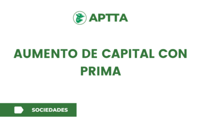AUMENTO DE CAPITAL CON PRIMA