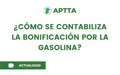 ¿CÓMO SE CONTABILIZA LA BONIFICACIÓN AL COMBUSTIBLE?