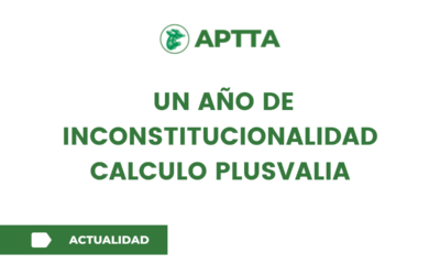UN AÑO DE INCONSTITUCIONALIDAD CALCULO PLUSVALIA