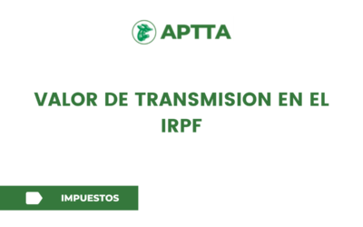 Valor de transmision en el irpf