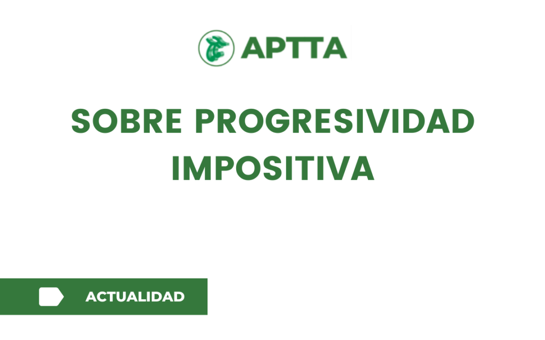 Sobre progresividad impositiva