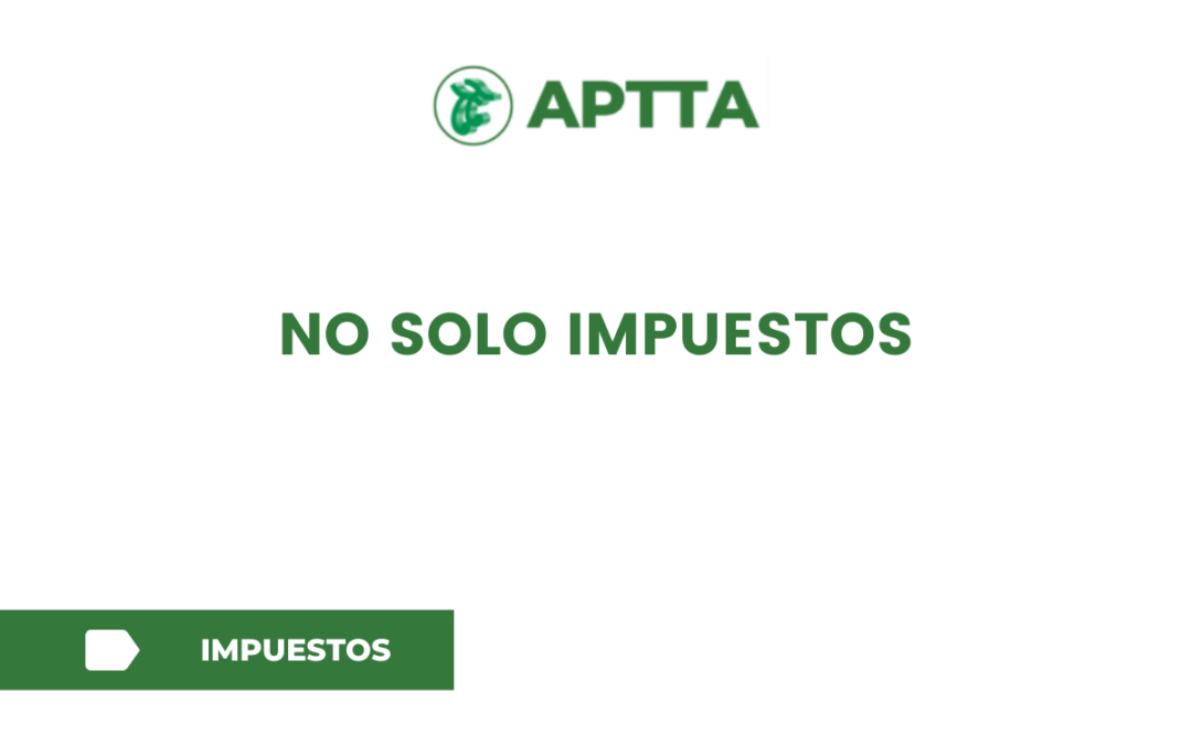 NO SOLO IMPUESTOS