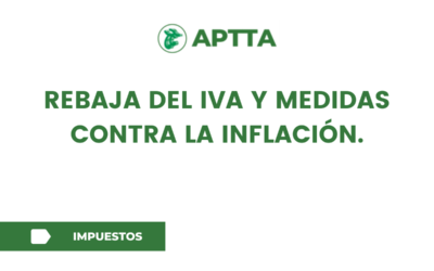 REBAJA DEL IVA Y MEDIDAS CONTRA LA INFLACIÓN.