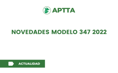 NOVEDADES MODELO 347 2022