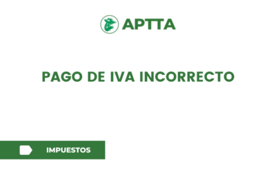 PAGO DE IVA INCORRECTO