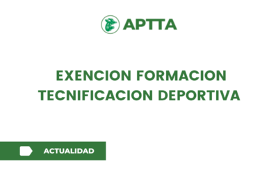 EXENCION FORMACION TECNIFICACION DEPORTIVA