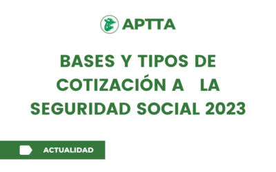 bases y tipos de cotización a   la Seguridad Social 2023