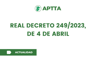 Real Decreto 249/2023, de 4 de abril