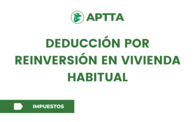 deducción por reinversión en vivienda habitual