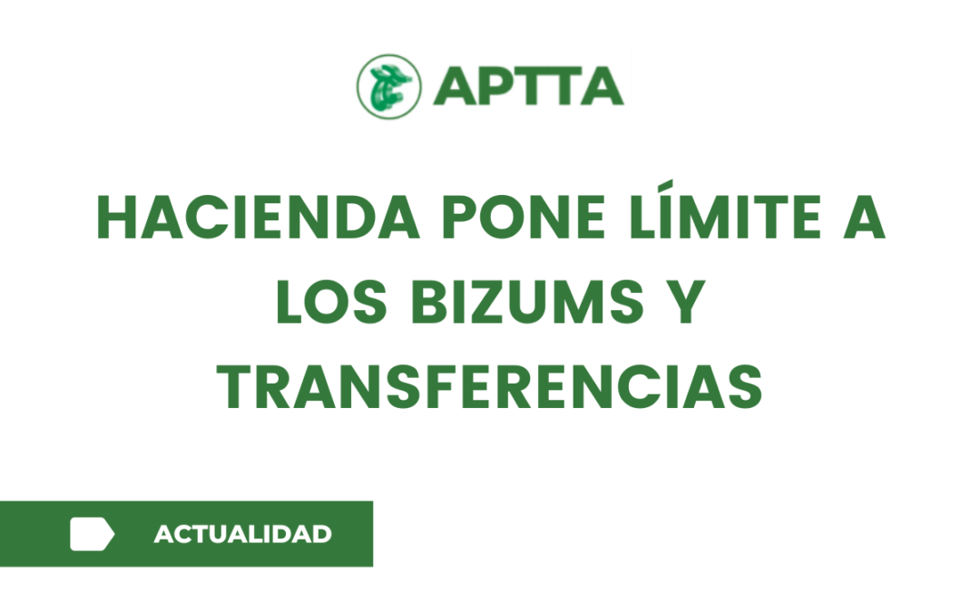 Hacienda pone límite a los Bizums y transferencias