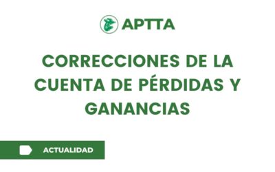 Correcciones de la cuenta de pérdidas y ganancias