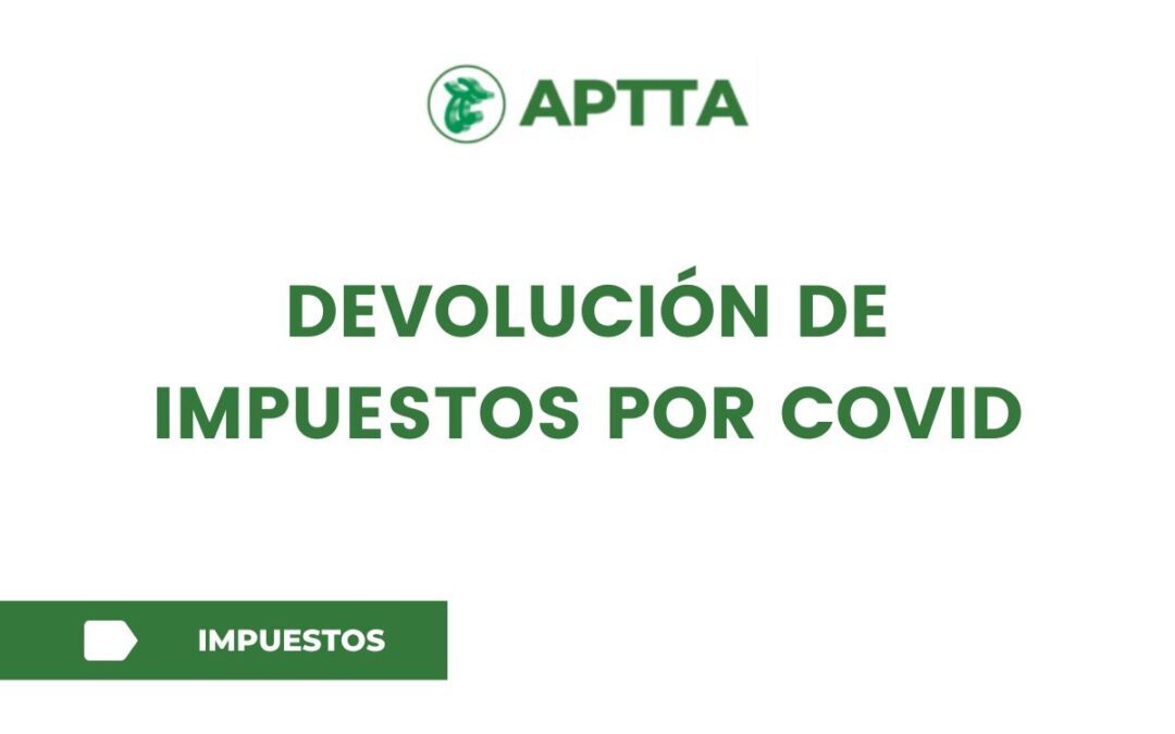 Devolución de impuestos por COVID
