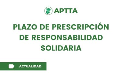 Plazo de prescripción de responsabilidad solidaria