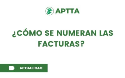 ¿Cómo se numeran las facturas?