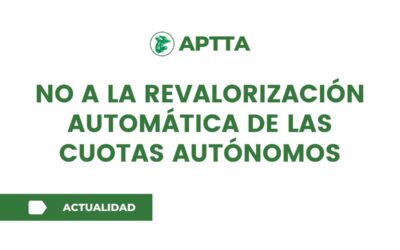 No a la revalorización automática de las cuotas autónomos