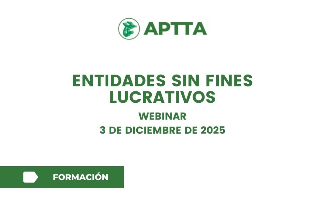 Webinar Entidades Sin Fines Lucrativos
